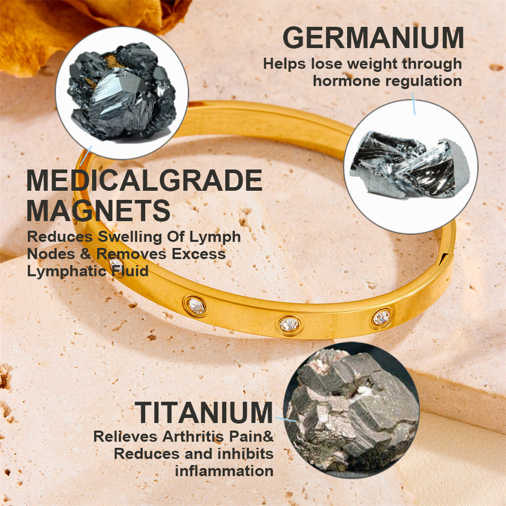 CZTICLE™ Ionic Magnetic Titanium Bracelet