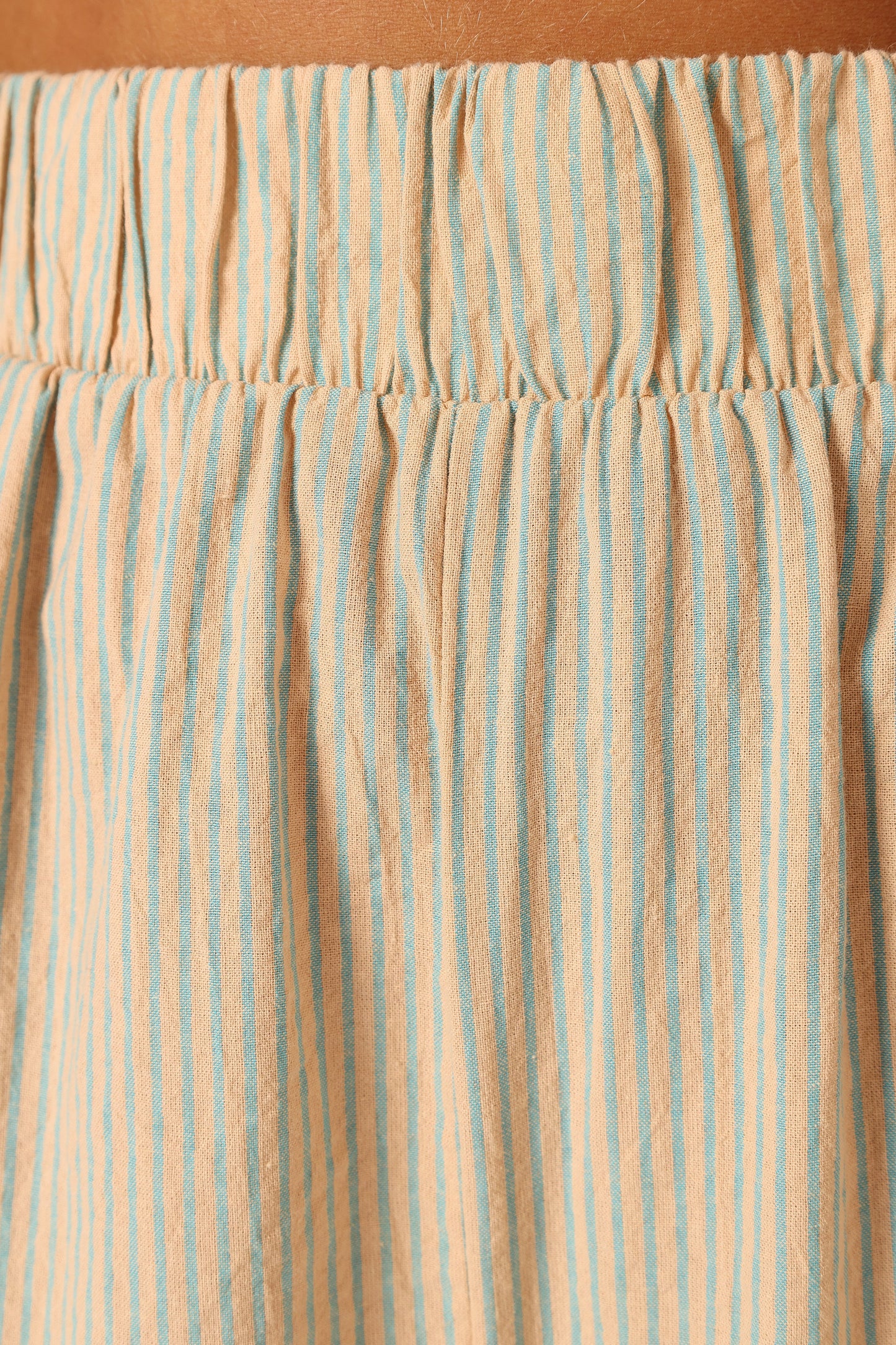 Savanna Striped Pants - Apricot