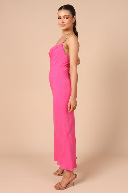 Khaleesi Slip Midi Dress - Pink